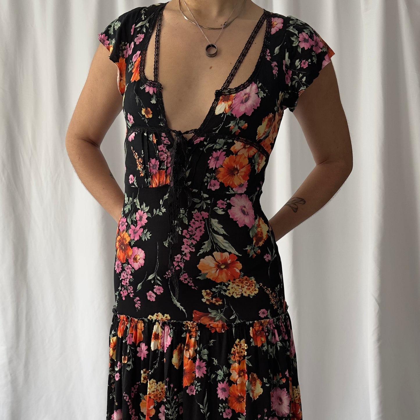 Tiered midi dress by Sportstaff