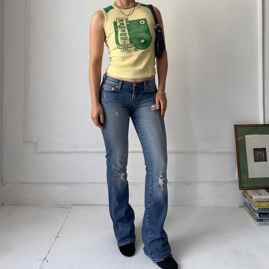 Y2K Low-waisted flared jeans