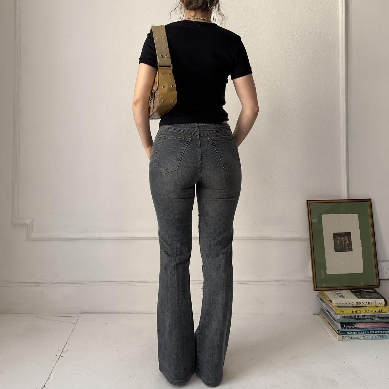 Y2k flared low-waisted jeans