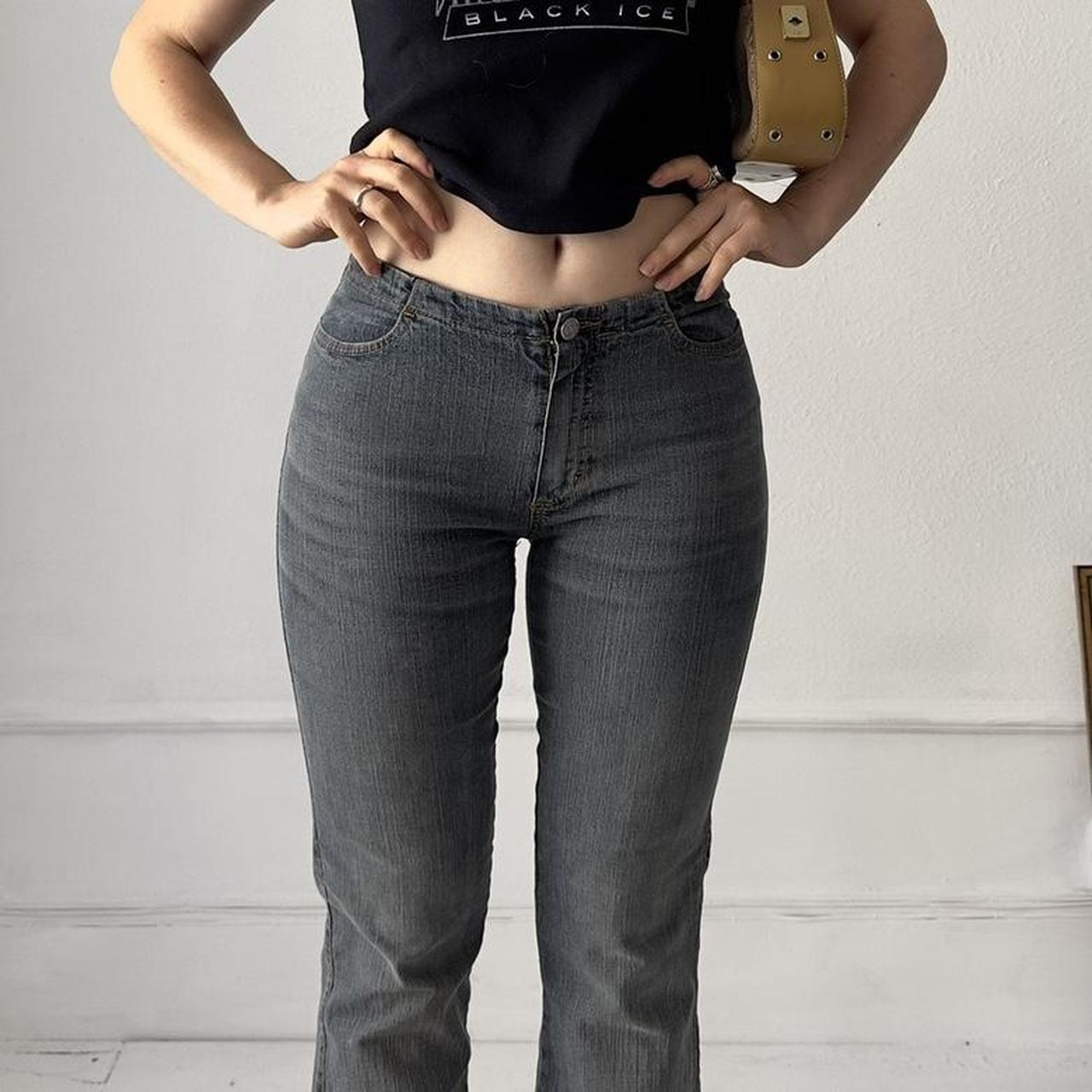 Y2k flared low-waisted jeans